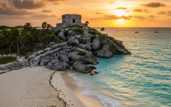 White Sand Beaches and Ancient Ruins in the Riviera Maya